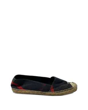 Burberry Pre-Owned チェック柄エスパドリーユ - サムネイル1