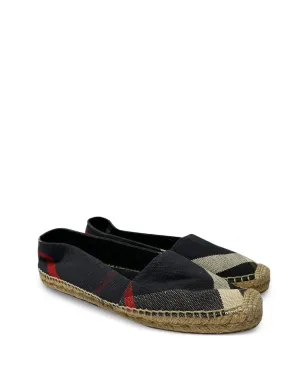 Burberry Pre-Owned チェック柄エスパドリーユ - サムネイル2