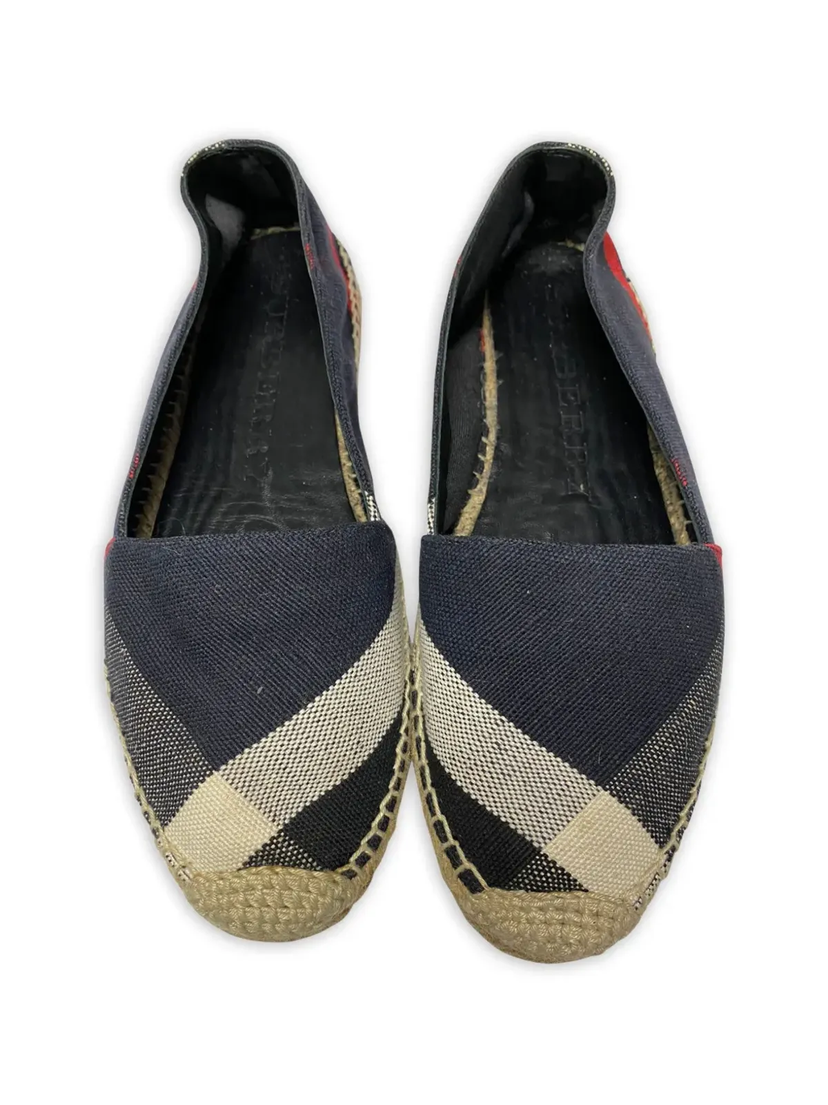 Burberry Pre-Owned チェック柄エスパドリーユ - 画像4