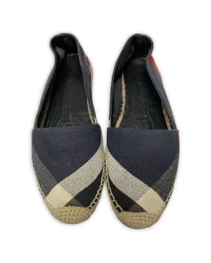 Burberry Pre-Owned チェック柄エスパドリーユ - サムネイル4