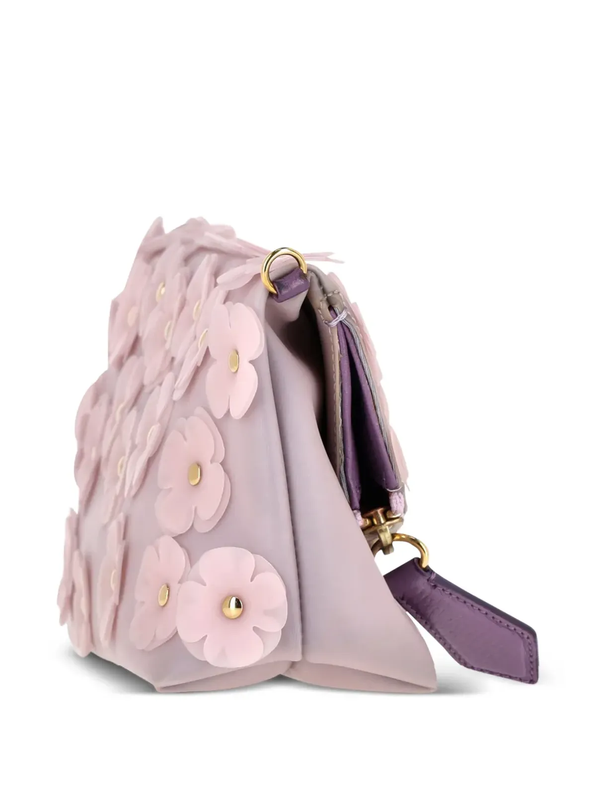 Burberry Pre-Owned ペタル クラッチバッグ - Purple - 画像3