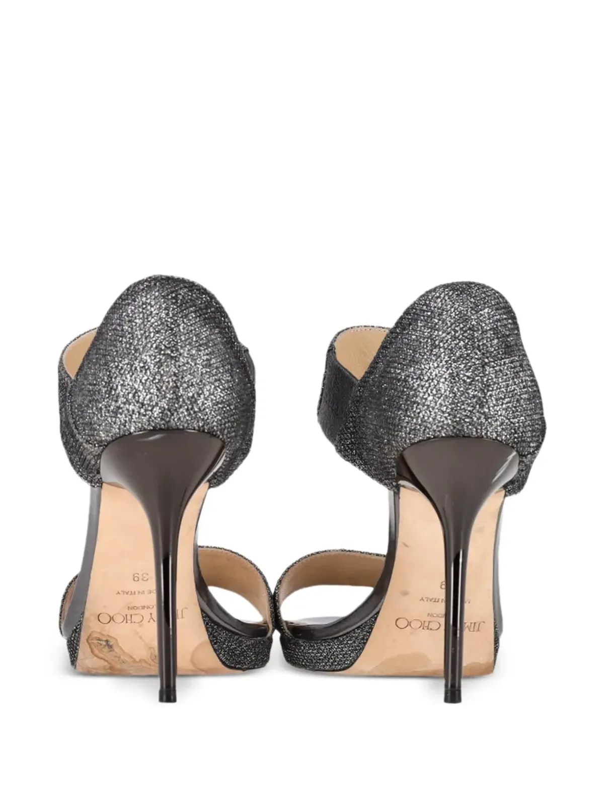 Jimmy Choo Pre-Owned タブ留めサンダル - 画像5