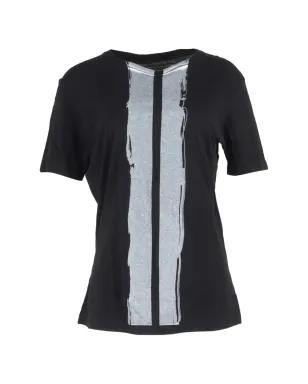Balenciaga ビンテージ プリント クルーネック Tシャツ - ブラック - サムネイル1