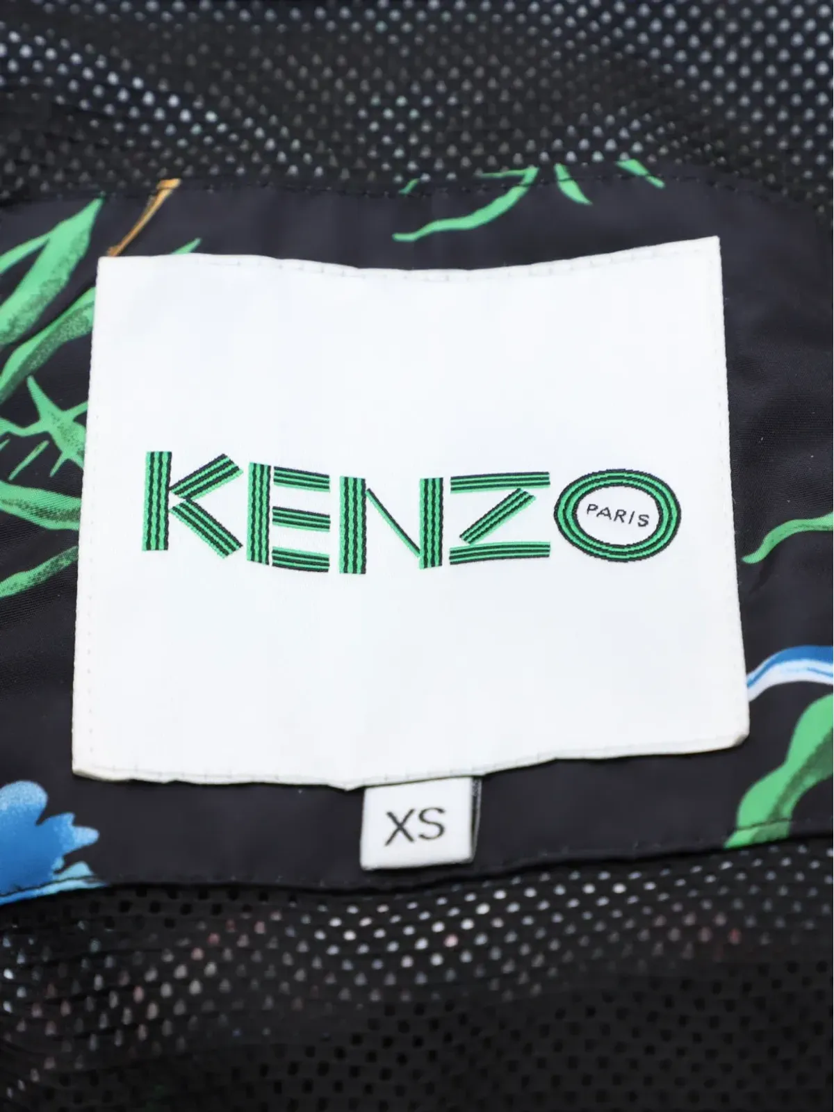 Kenzo Pre-Owned シーリリープリントのフード付きジャケット - 画像4