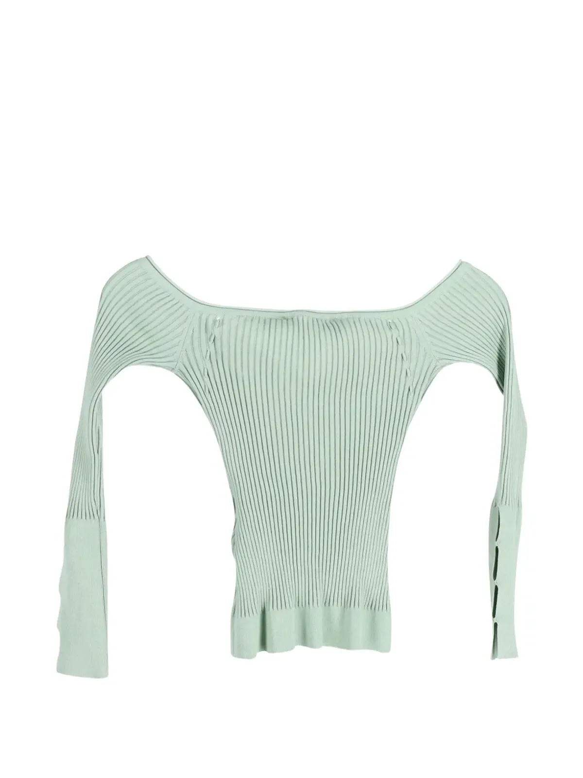 Jacquemus Pre-Owned トルドゥ リブ編みカーディガン - 画像2