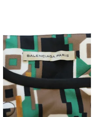 Balenciaga Pre-Owned グラフィック柄ミニドレス - サムネイル4