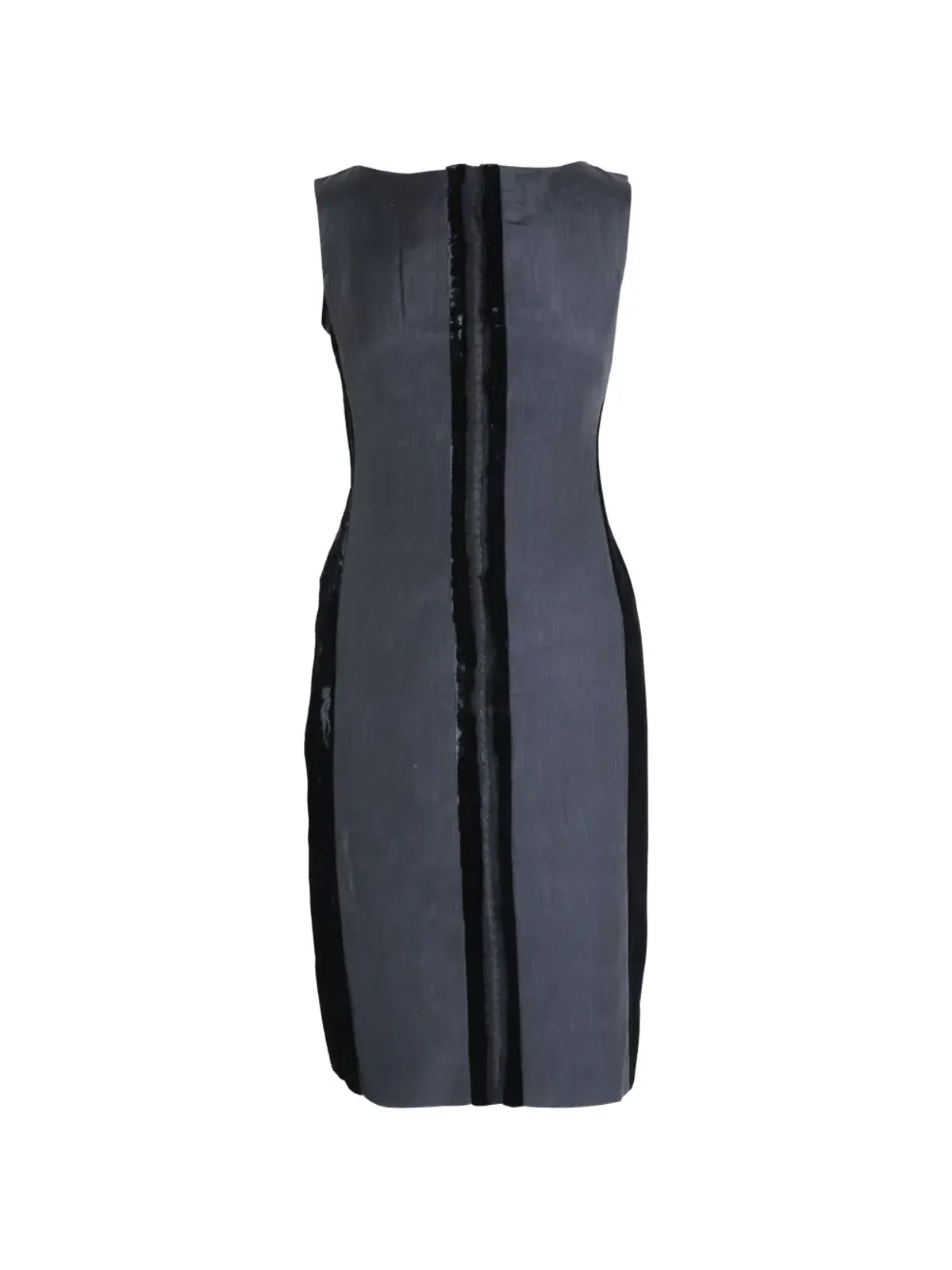 Alberta Ferretti Vintage ノースリーブ シースドレス - 画像1