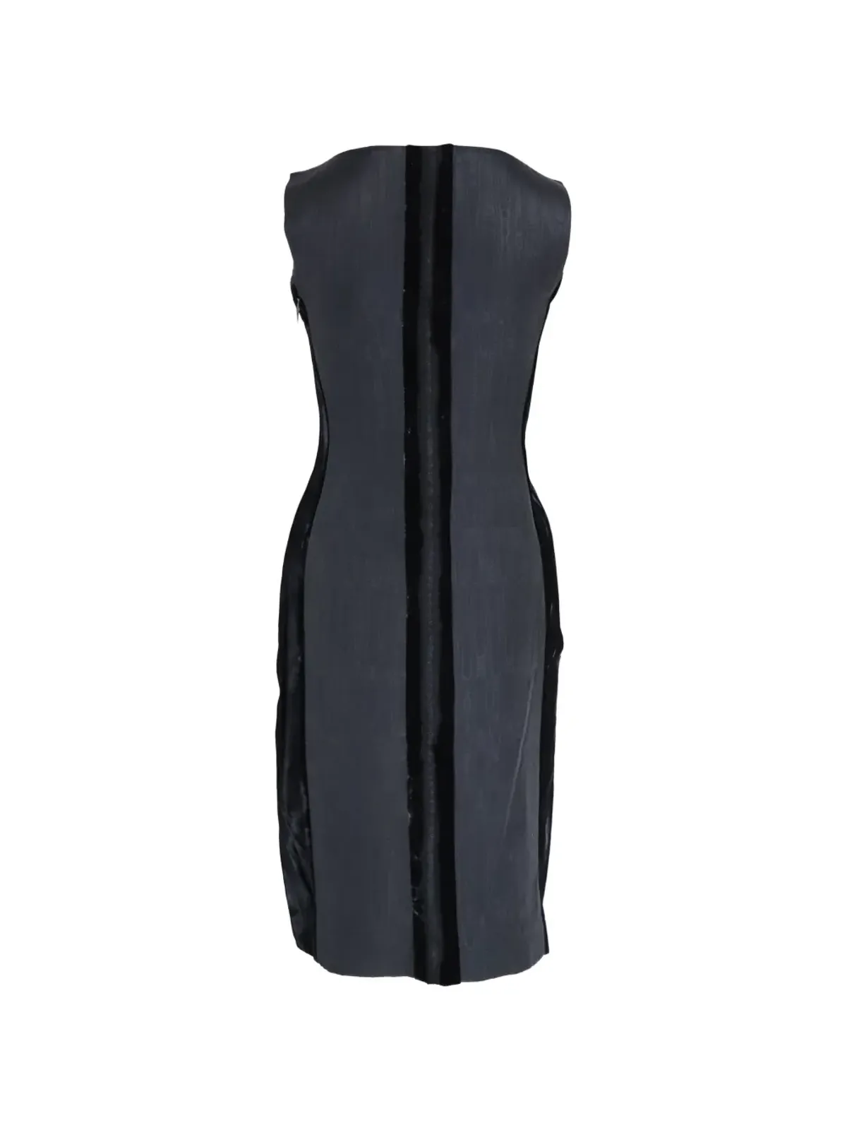Alberta Ferretti Vintage ノースリーブ シースドレス - 画像2