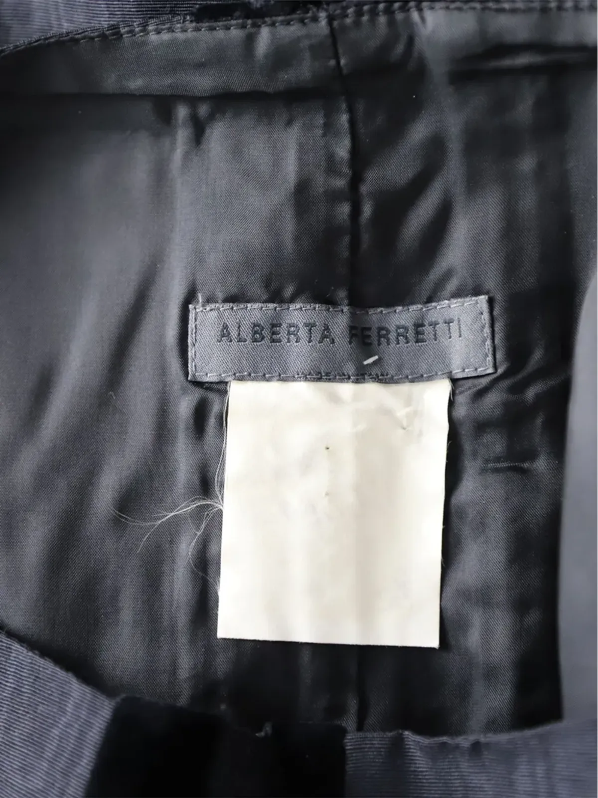 Alberta Ferretti Vintage ノースリーブ シースドレス - 画像3