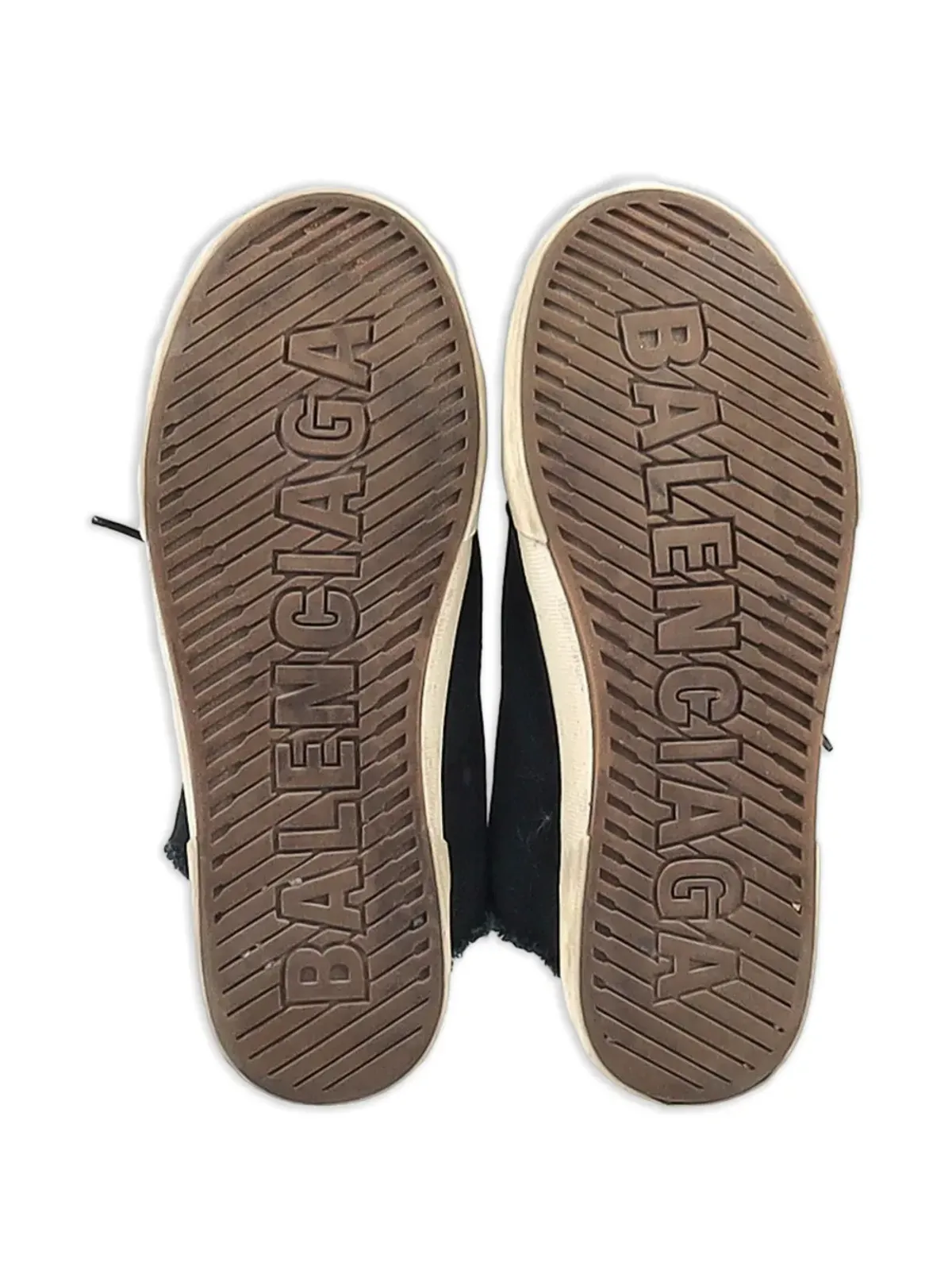 Balenciaga Pre-Owned パリ ディストレスド オープンバック トレーナー - Black - 画像5