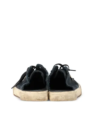 Balenciaga Pre-Owned パリ ディストレスド オープンバック トレーナー - Black - サムネイル2