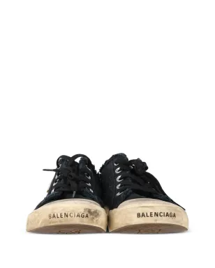 Balenciaga Pre-Owned パリ ディストレスド オープンバック トレーナー - Black - サムネイル4
