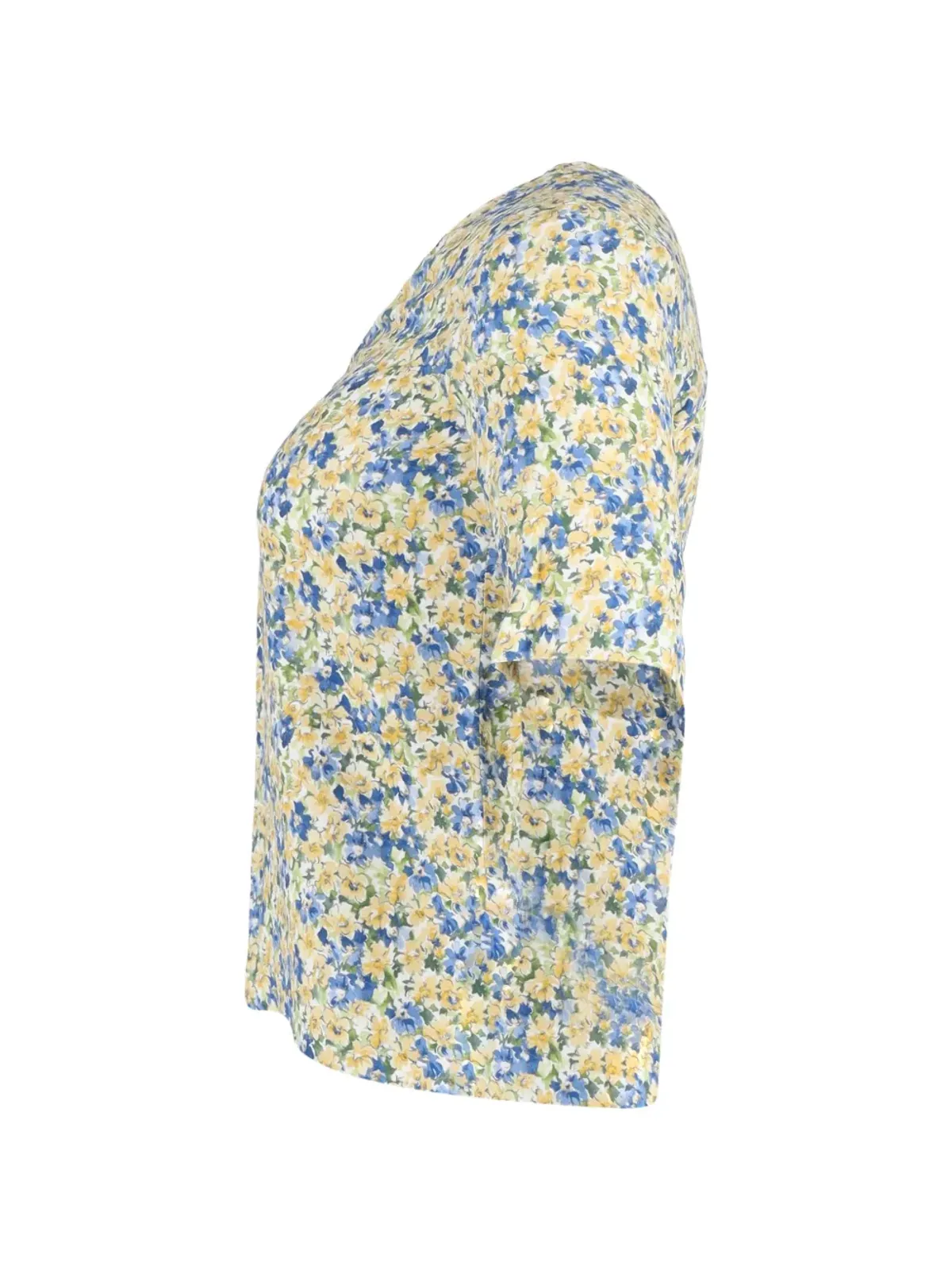 A.P.C. Vネック花柄ブラウス - イエロー - 画像3