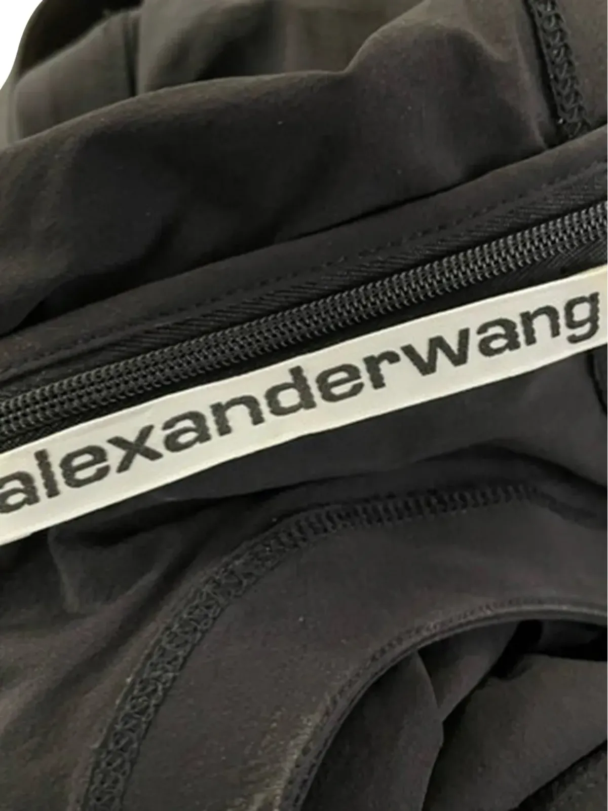 Pre-Owned Alexander Wang ノースリーブ シャーリング ドレス - 画像3