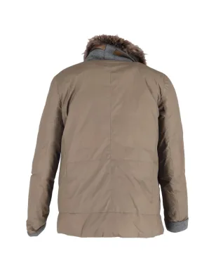 Brunello Cucinelli Vintage ダウンジャケット（ダブルブレスト／ブラウン） - サムネイル2
