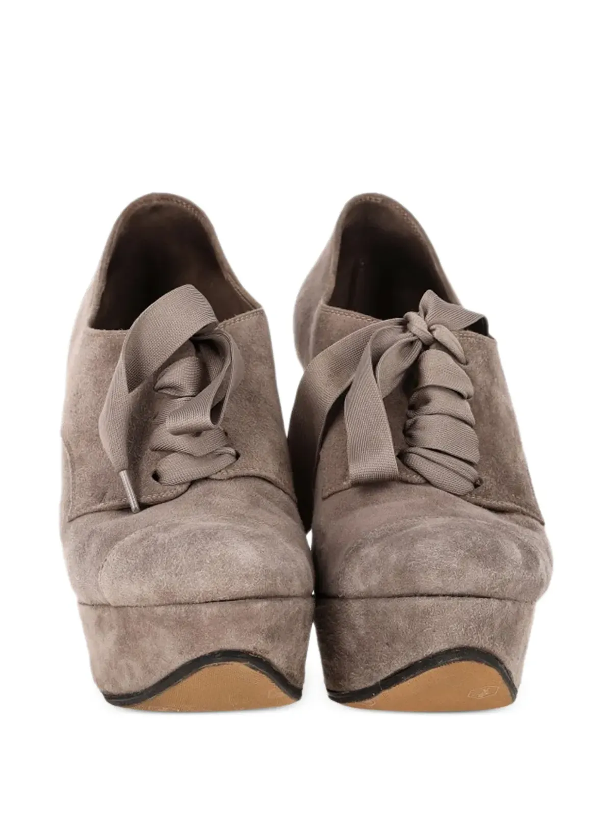 Gianvito Rossi レースアップ・プラットフォーム・アンクルブーツ - Neutrals - 画像5