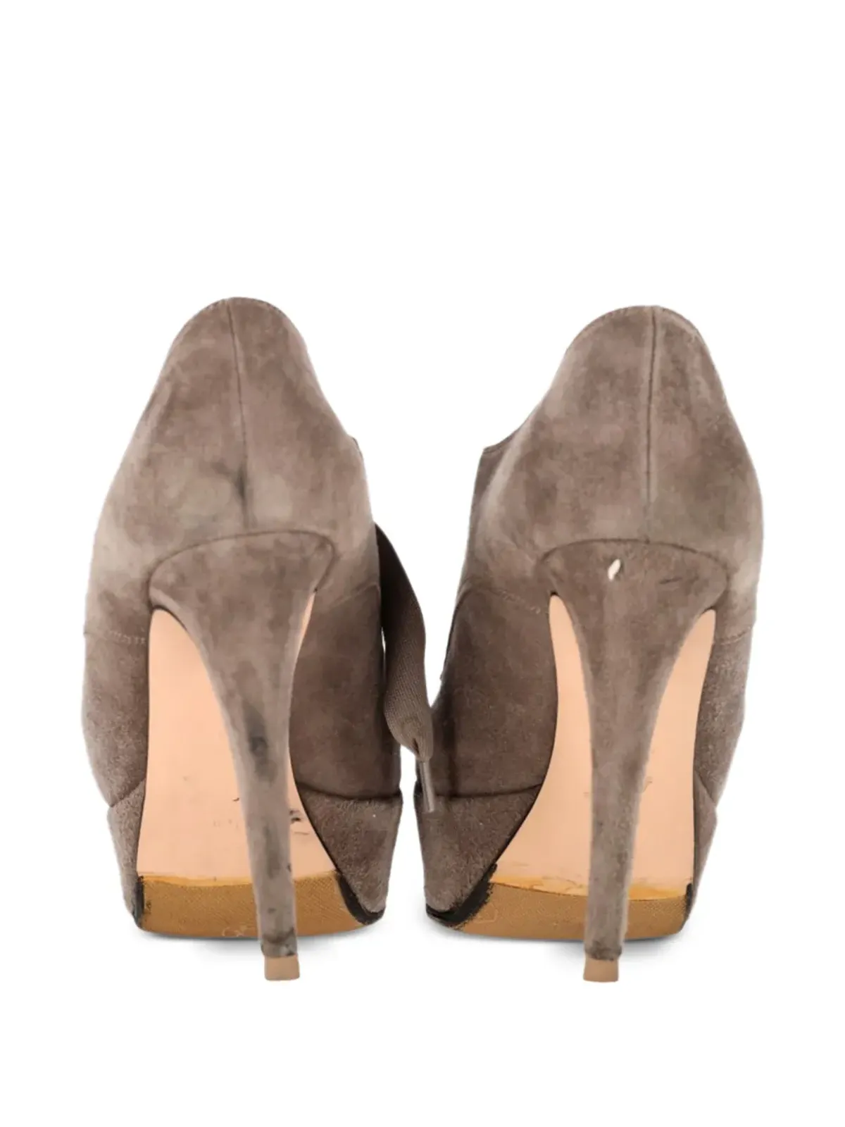 Gianvito Rossi レースアップ・プラットフォーム・アンクルブーツ - Neutrals - 画像3