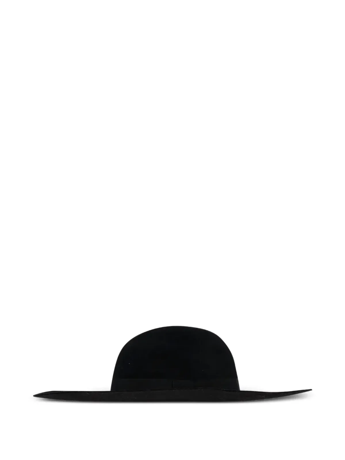 Saint Laurent Pre-Owned リボンバンド・フラットブリムハット - 画像1