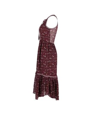 Ulla Johnson Leena 花柄ミディドレス - レッド - サムネイル3