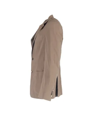 Ermenegildo Zegna Vintage パッチポケット付きシングルブレストブレザー - サムネイル3