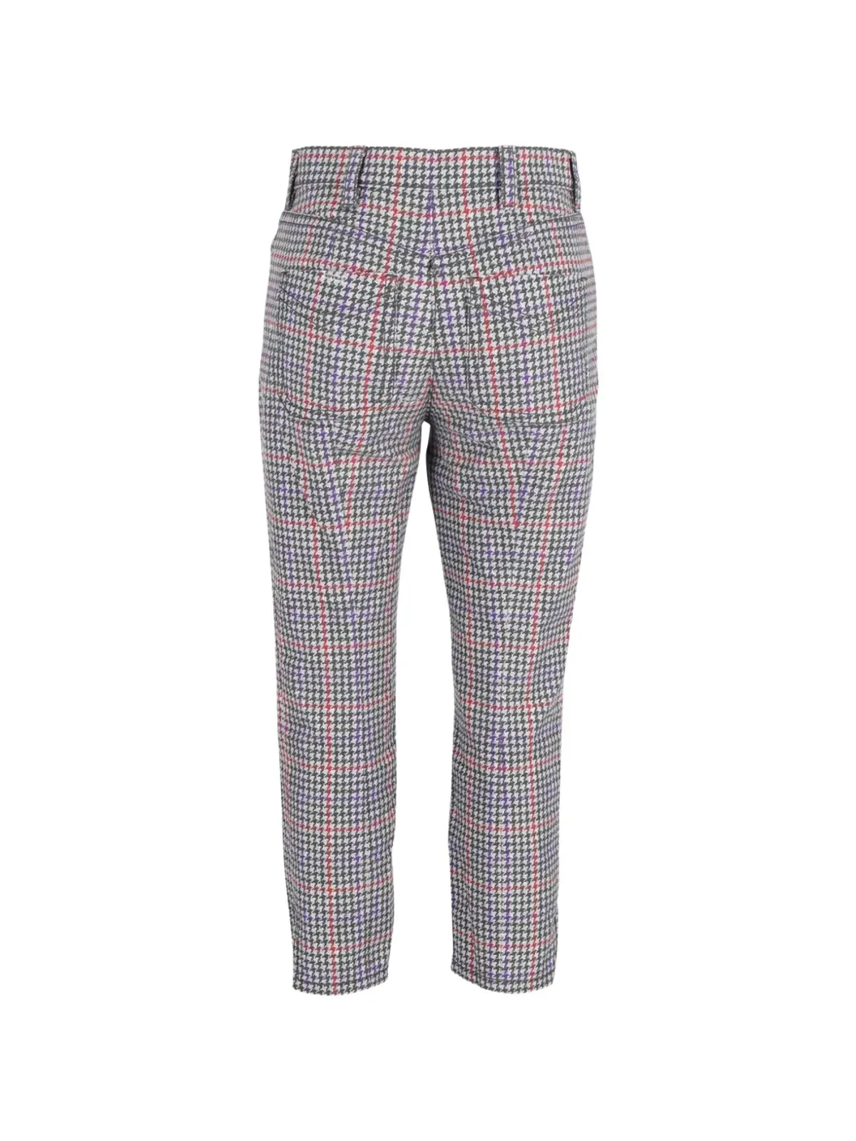 Prada Pre-Owned pied-de-poule trousers - Grey - 画像2