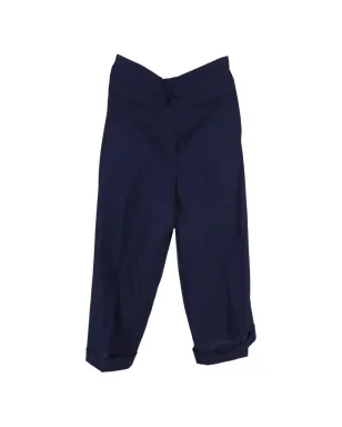Marni Pre-Owned pleated wool trousers - Blue - サムネイル2