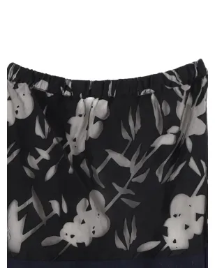Marni Pre-Owned floral-print flared mini skirt - Black - サムネイル3