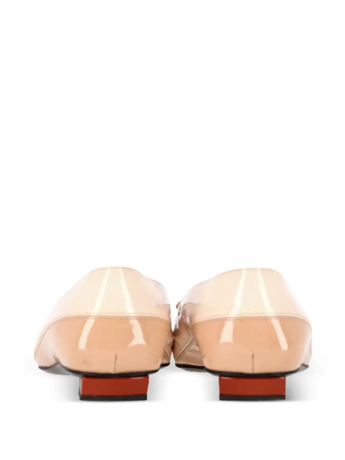 Roger Vivier Vintage バックル付きレザーフラットシューズ - 画像4