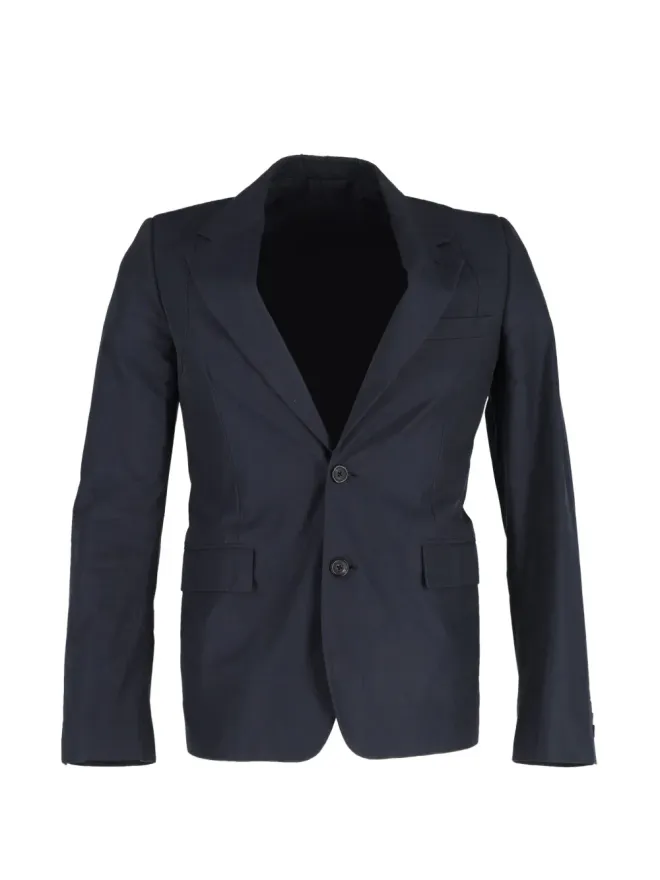 Alexander McQueen Pre-Owned Alexander McQueen ビンテージ ウールのシングルブレストブレザー - Blueの商品画像