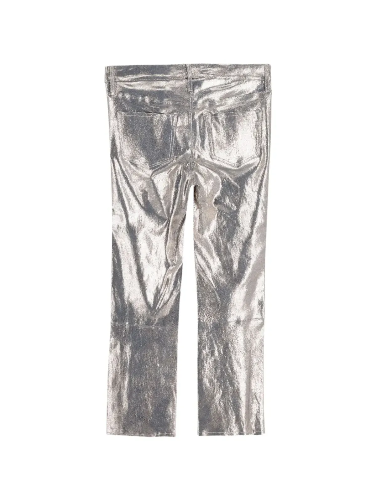 J Brand レザー トラウザー - シルバー - 画像2