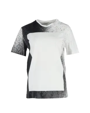 Balenciaga ビンテージ スプラッシュエフェクト クルーネック Tシャツ - ホワイト - サムネイル1