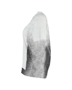 Balenciaga ビンテージ スプラッシュエフェクト クルーネック Tシャツ - ホワイト - サムネイル3