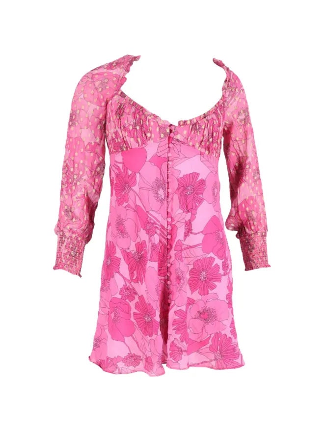 RIXO Rixo Fara 花柄プリント ミニドレスの商品画像