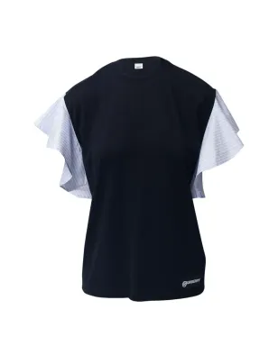 Burberry Pre-Owned フリルスリーブのオーバーサイズTシャツ - サムネイル1