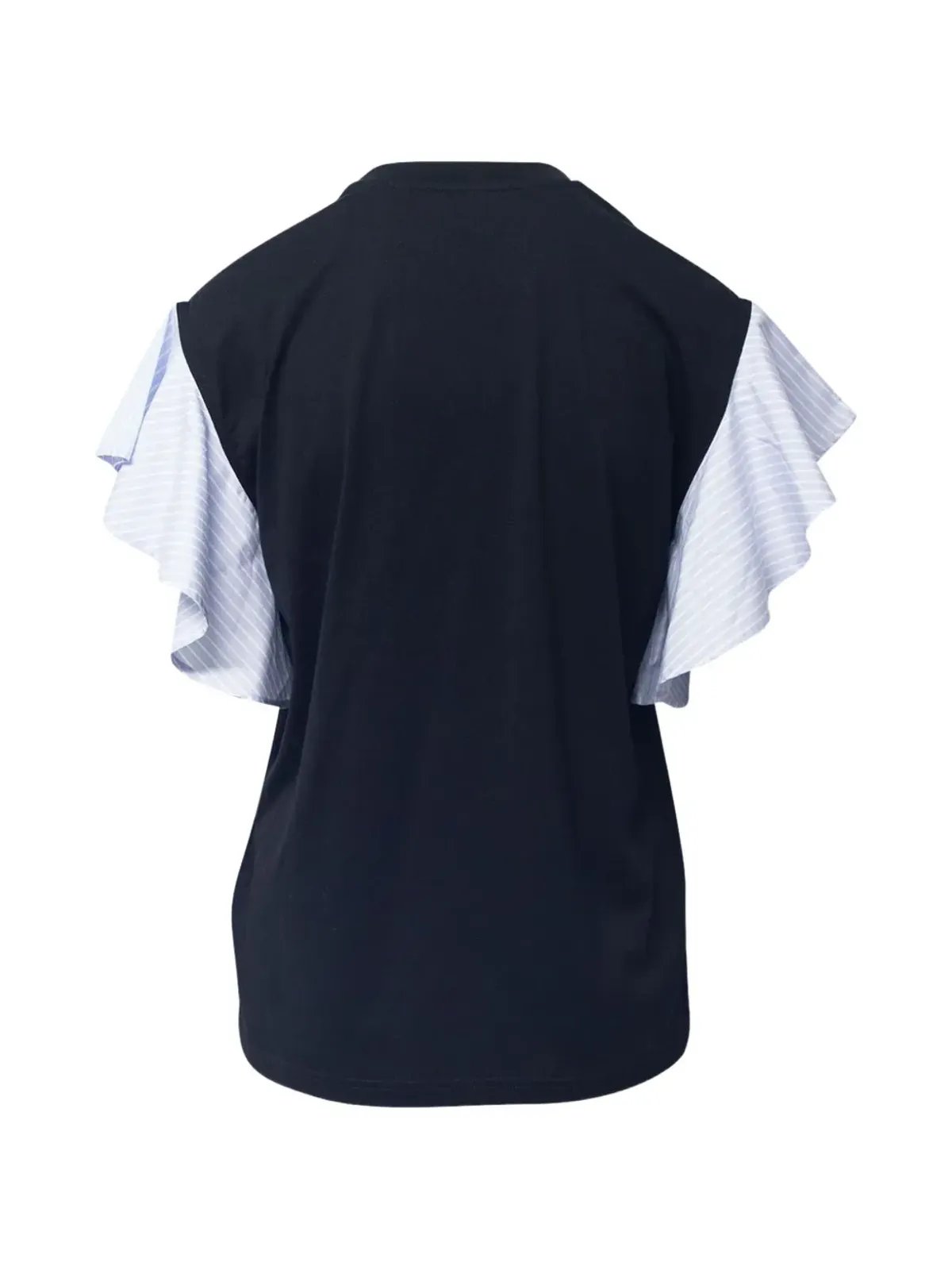 Burberry Pre-Owned フリルスリーブのオーバーサイズTシャツ - 画像2