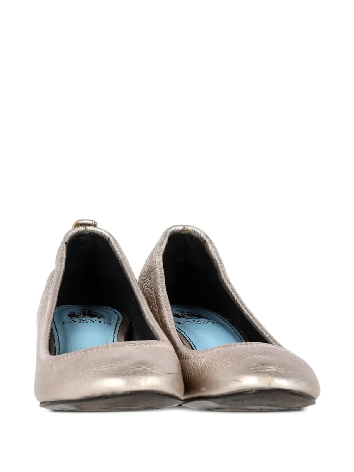 Lanvin Pre-Owned キューブヒール バレリーナパンプス - 画像5