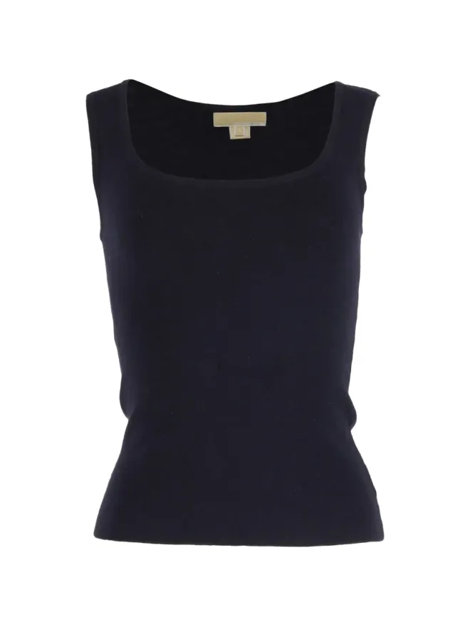 Michael Kors Vintage Michael Kors Vintage スクエアネック・トップス - Blackの商品画像