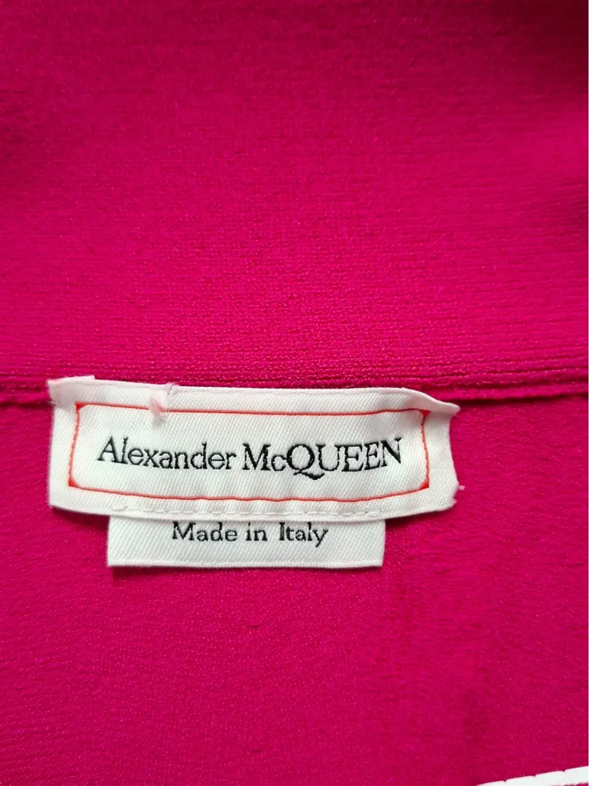 Alexander McQueen Pre-Owned ジャカードニット オフショルダードレス - ピンク - 画像3