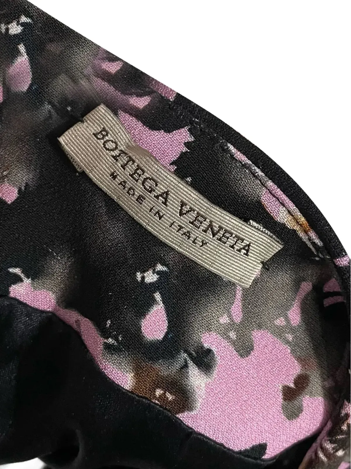 Bottega Veneta Pre-Owned スパンコール装飾プリントブラウス - 画像3