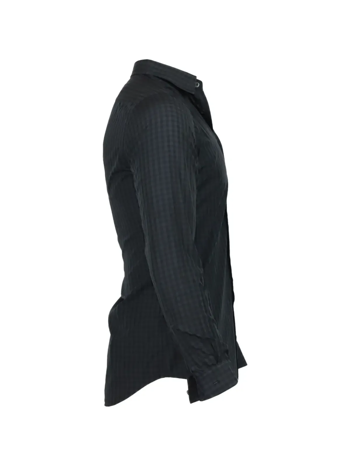 Prada Pre-Owned チェック柄長袖シャツ - 画像3