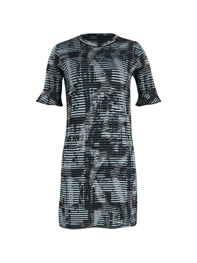 M Missoni Vintage M Missoni Vintage ストライプ柄 ラウンドカラー ミニドレスの商品画像