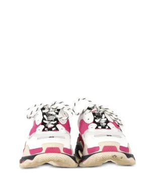Balenciaga Pre-Owned Triple Sレースアップファスニングスニーカー ホワイト - サムネイル2