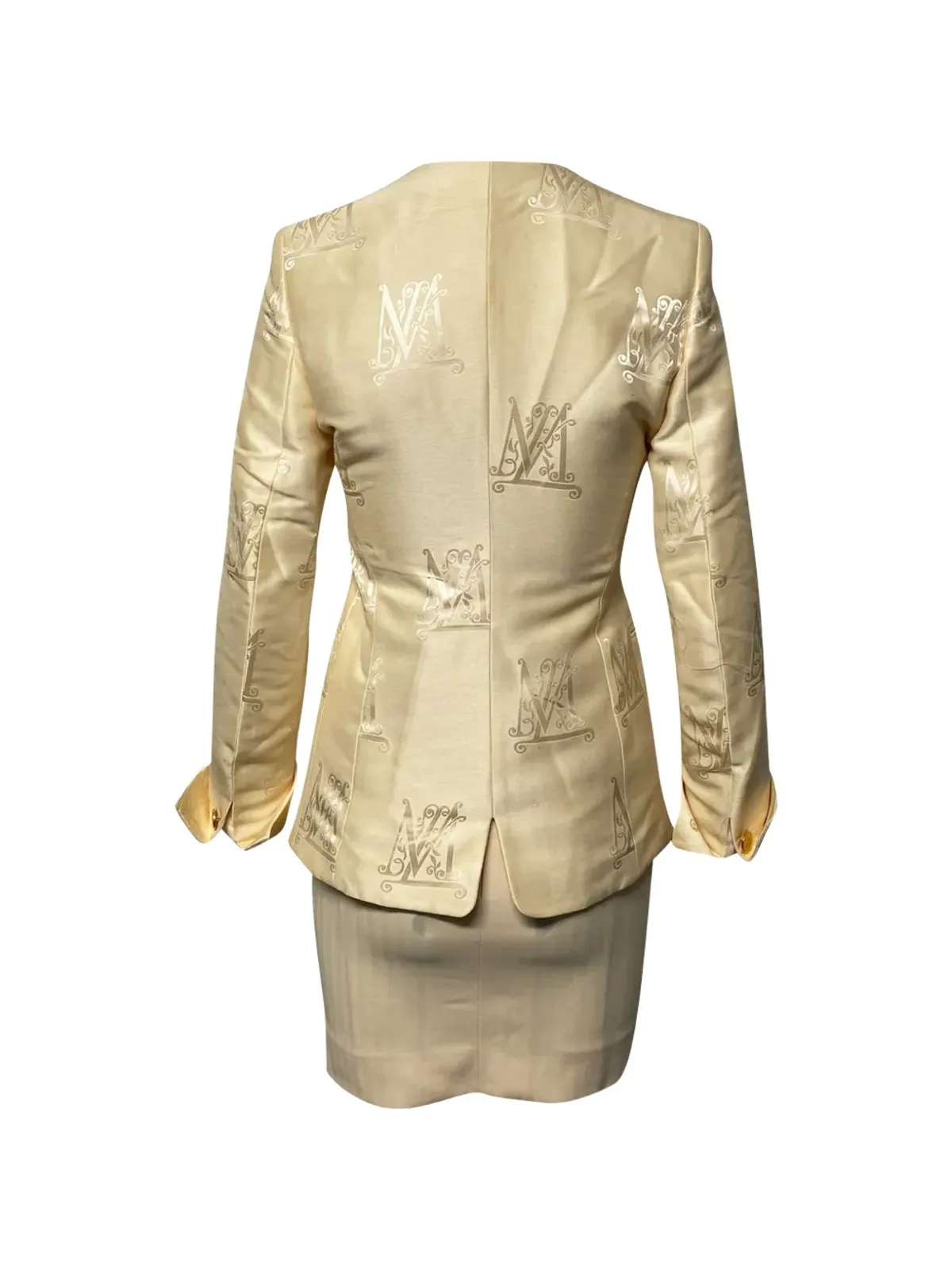 Escada Pre-Owned x Margaretha Ley シングルブレスト スカートスーツ - 画像2