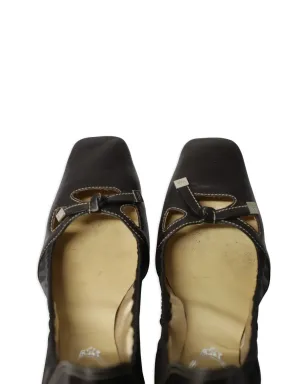 Tod's Vintage ボウ・スクランチ バレエフラット - サムネイル3