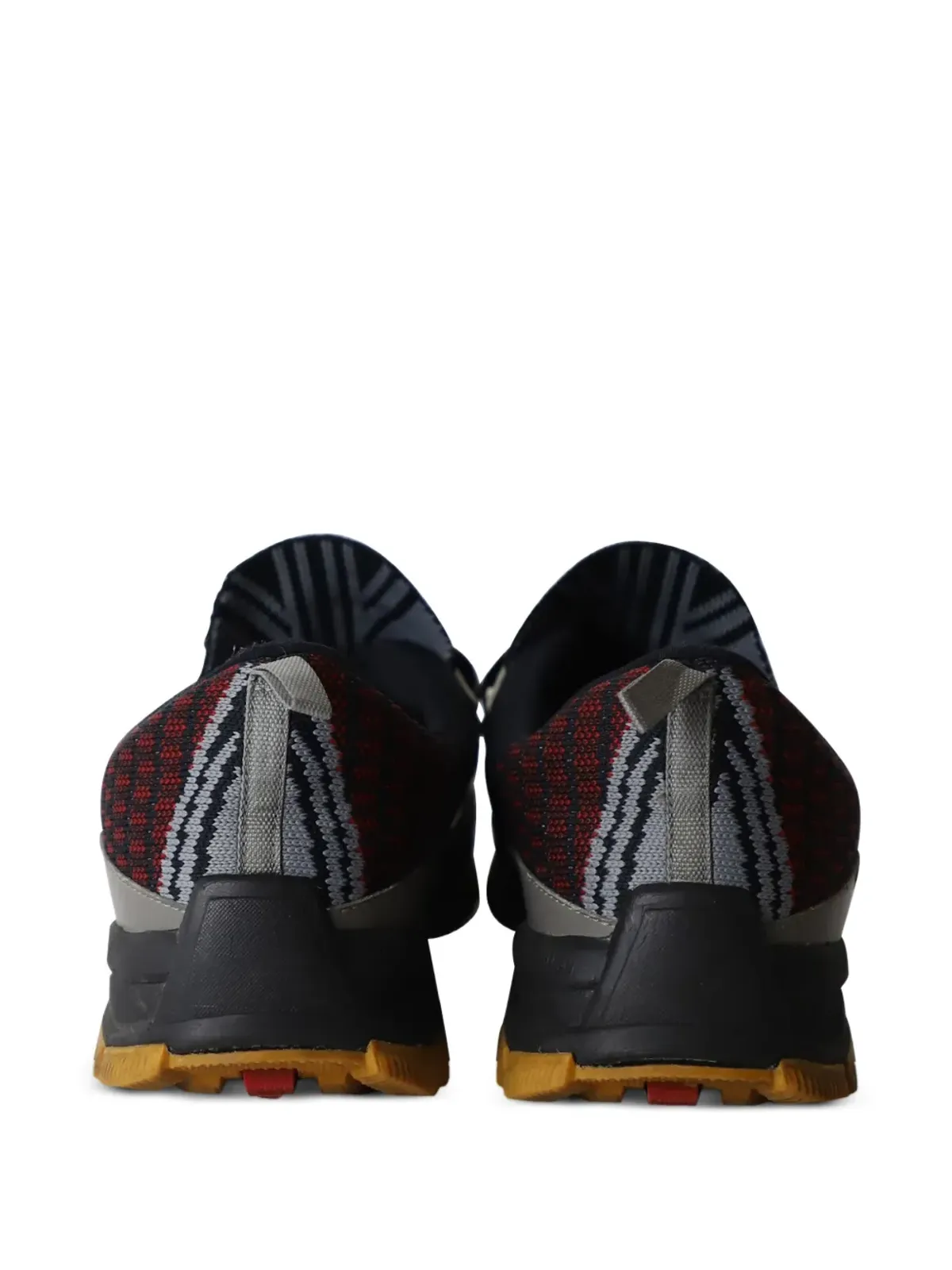 Prada Pre-Owned クロスセクションニットスニーカー - 画像3