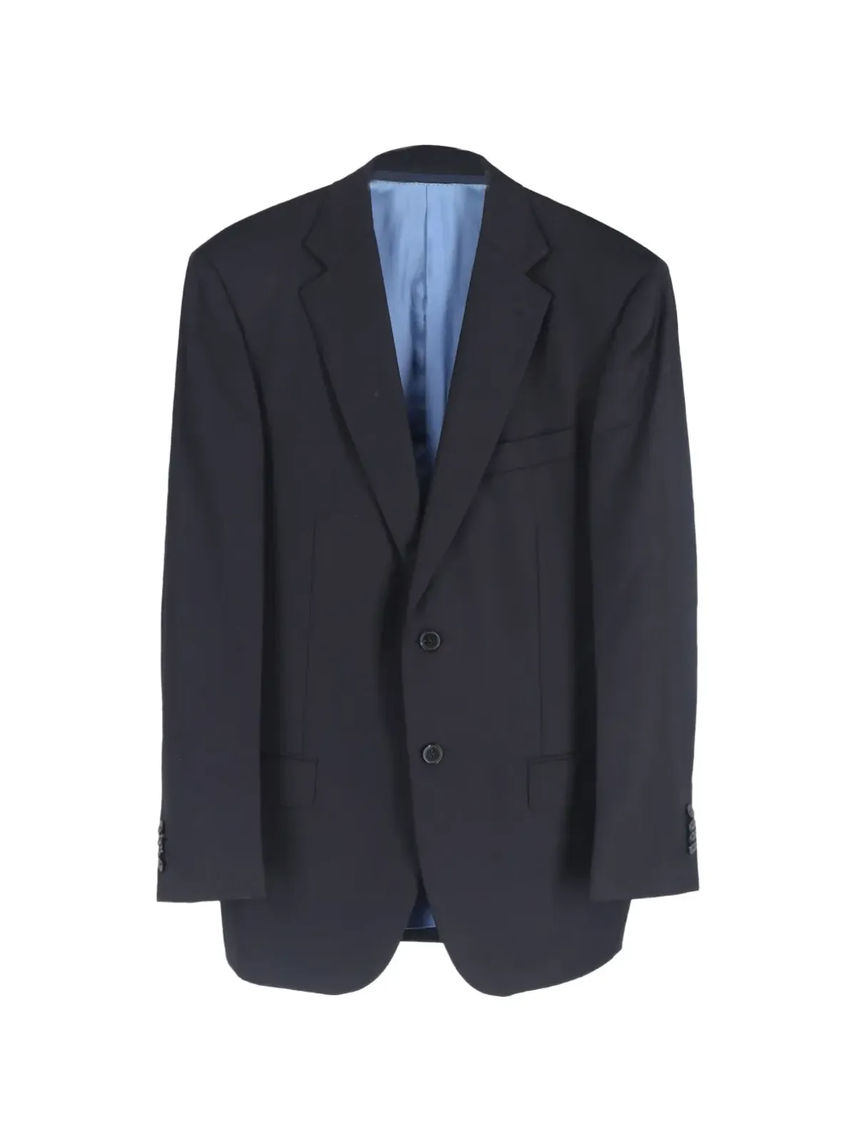 Ermenegildo Zegna Vintage シングルブレスト ウールスーツ - ブルー - 画像1