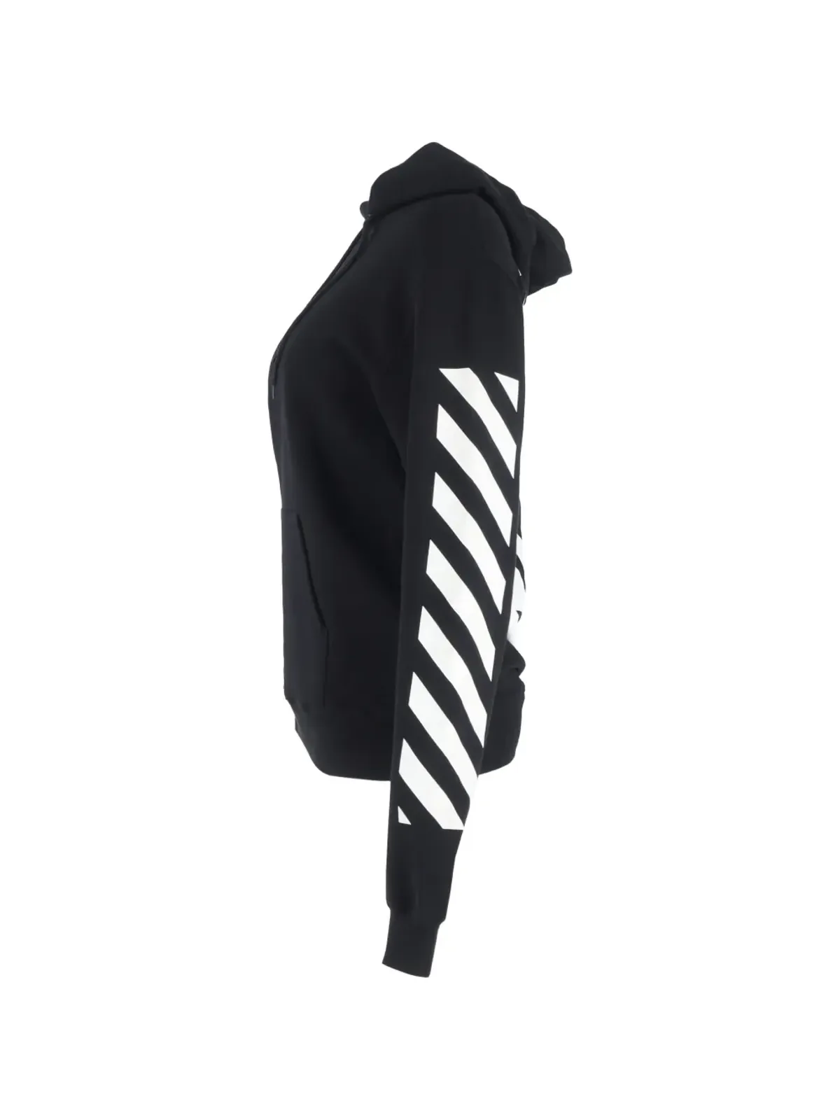 Off-White ビンテージ Diag Arrow スリムフーディ ブラック - 画像3