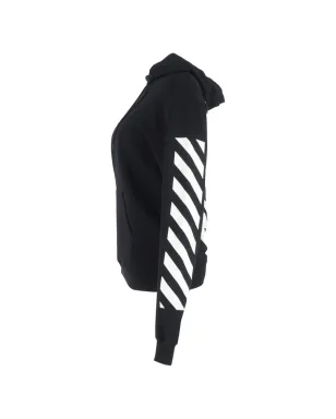 Off-White ビンテージ Diag Arrow スリムフーディ ブラック - サムネイル3