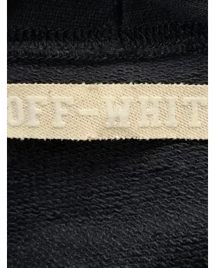 Off-White ビンテージ Diag Arrow スリムフーディ ブラック - サムネイル4