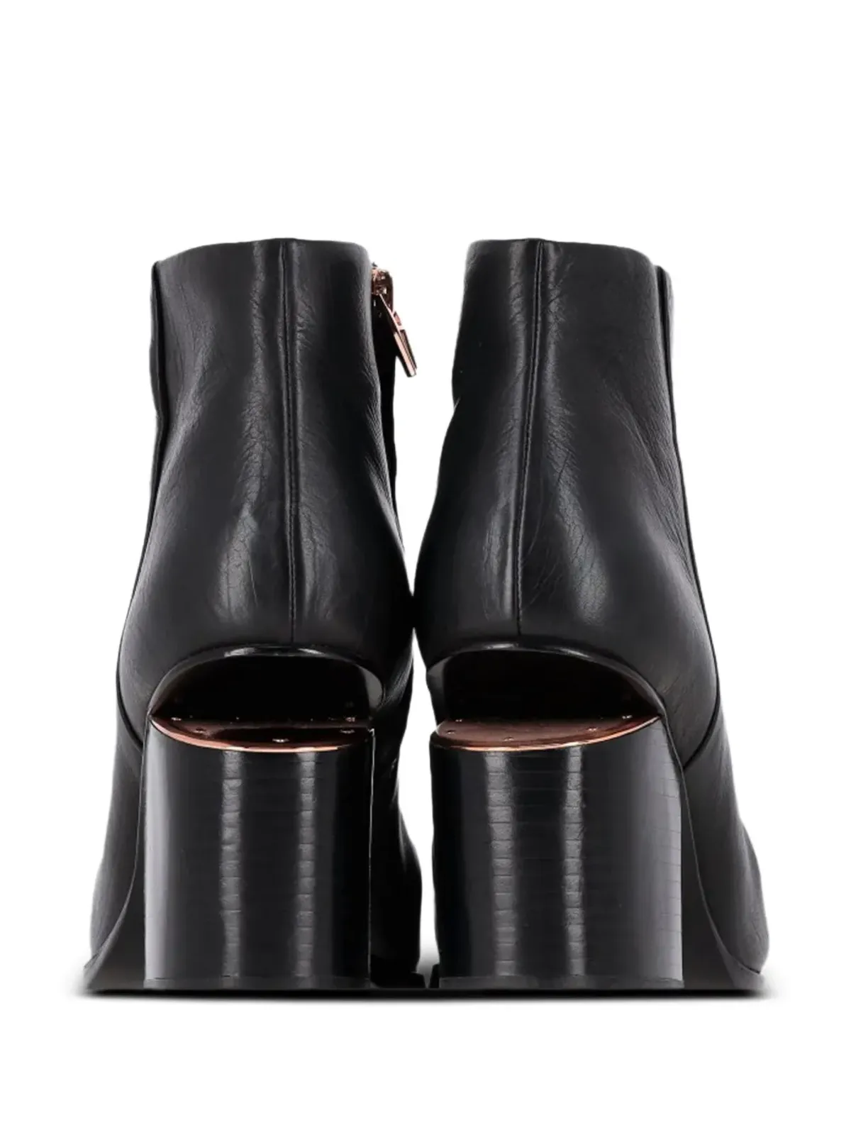 Alexander Wang Gabi ビンテージ カットアウトヒール アンクルブーツ - ブラック - 画像3